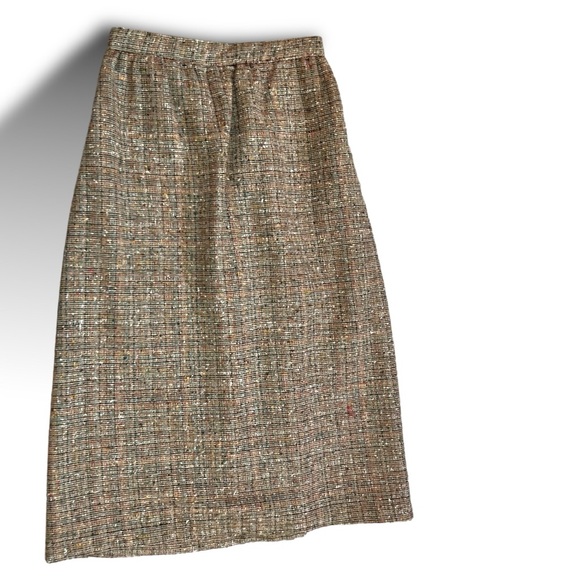 VTG Wool Blend Plaid A Line Skirt | XS - Picture 6 of 11